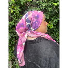 Blushing Orchid Lightweight Square Tichel - Pink/Purple-Squares-The Little Tichel Lady