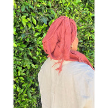 Featherlight XL Tassel Square - Rust-Squares-The Little Tichel Lady