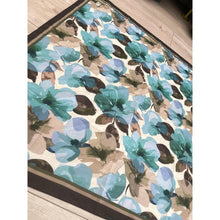 Blushing Orchid Lightweight Square Tichel - Olive/Sky Blue-Squares-The Little Tichel Lady