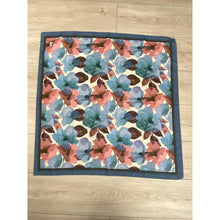 Blushing Orchid Lightweight Square Tichel - Blue/Pink-Squares-The Little Tichel Lady