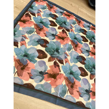 Blushing Orchid Lightweight Square Tichel - Blue/Pink-Squares-The Little Tichel Lady
