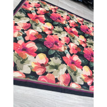 Blushing Orchid Lightweight Square Tichel - Black/Multi-Squares-The Little Tichel Lady