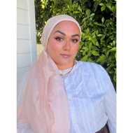 Rinati Lakel - Precieux Double Yomi, Pink/Peach-Specialty Items-The Little Tichel Lady