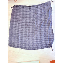 Featherlight XL Tassel Square - Black-Squares-The Little Tichel Lady
