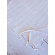 Featherlight XL Tassel Square - Cream-Squares-The Little Tichel Lady