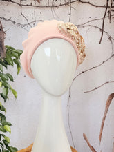 Embellished Cotton Beret - Medium/Large, Pink