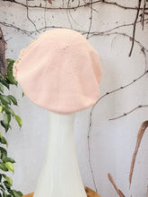 Embellished Cotton Beret - Medium/Large, Pink
