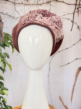 Embellished Cotton Beret - Medium/Large, Mauve