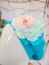Embellished Cotton Beret - Medium/Large, Turquoise