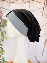 Classic Cotton Studded Long Snood - Gray-Snood-The Little Tichel Lady