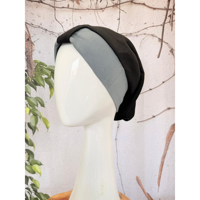 Classic Cotton Long Snood - Gray-Snood-The Little Tichel Lady