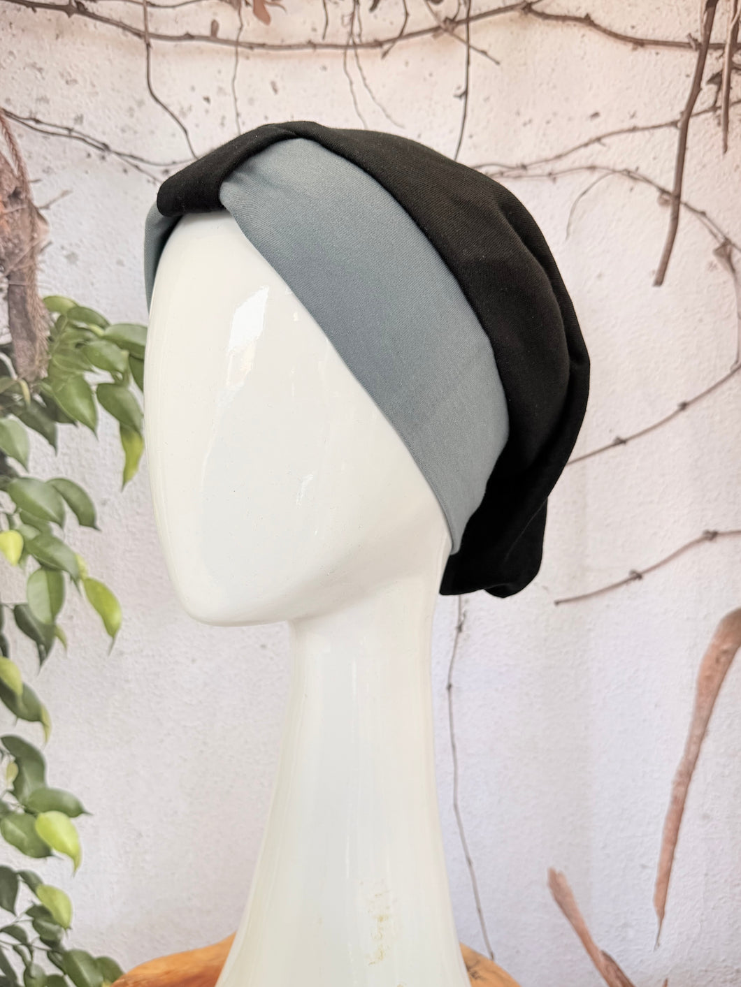 Classic Cotton Long Snood - Gray-Snood-The Little Tichel Lady