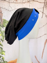 Classic Cotton Studded Long Snood - Royal Blue-Snood-The Little Tichel Lady