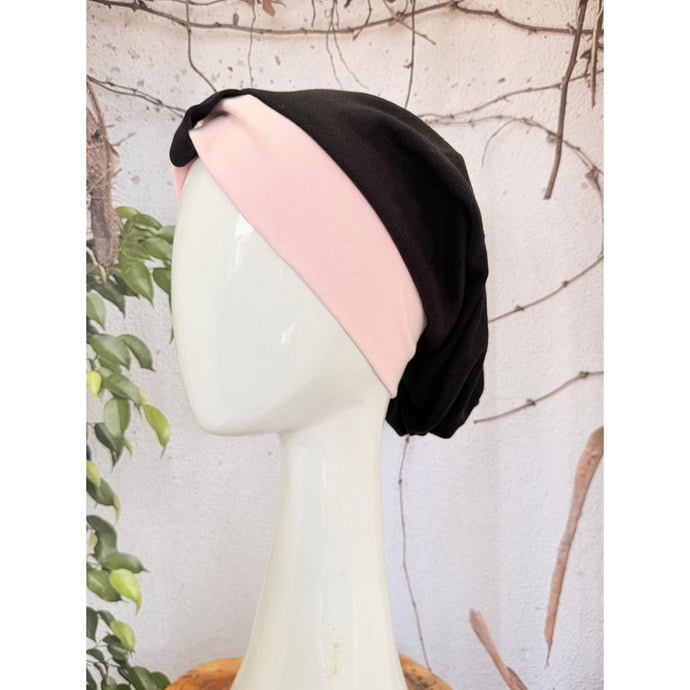 Classic Cotton Long Snood - Pink-Snood-The Little Tichel Lady