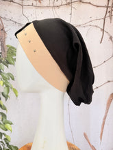 Classic Cotton Studded Long Snood - Neutral-Snood-The Little Tichel Lady