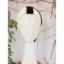 Classic Cotton Studded Long Snood - Off-White-Snood-The Little Tichel Lady
