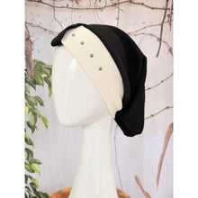 Classic Cotton Studded Long Snood - Off-White-Snood-The Little Tichel Lady