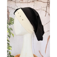 Classic Cotton Studded Long Snood - Off-White-Snood-The Little Tichel Lady