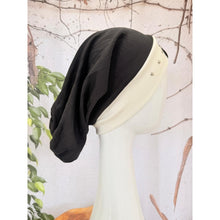 Classic Cotton Studded Long Snood - Off-White-Snood-The Little Tichel Lady