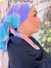 Tie-Dye Ribbed Triangle-Triangle-The Little Tichel Lady