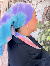 Tie-Dye Ribbed Triangle-Triangle-The Little Tichel Lady