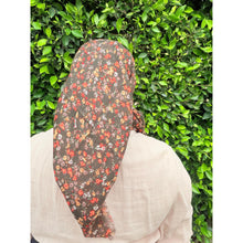 Garden Bloom Cotton Square Tichel - Olive-Squares-The Little Tichel Lady