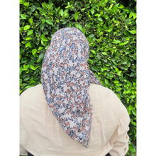 Garden Bloom Cotton Square Tichel - Neutral-Squares-The Little Tichel Lady