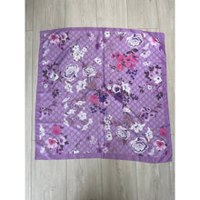 Luxe Inspired G Print Floral Square Tichels - Orchid-Squares-The Little Tichel Lady