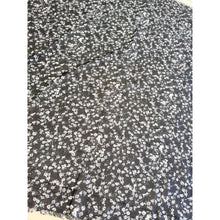 Garden Bloom Cotton Square Tichel - Black/White-Squares-The Little Tichel Lady