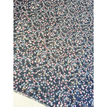 Garden Bloom Cotton Square Tichel - Black/Pink-Squares-The Little Tichel Lady
