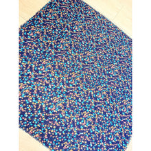 Garden Bloom Cotton Square Tichel - Navy-Squares-The Little Tichel Lady