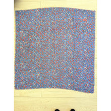 Garden Bloom Cotton Square Tichel - Denim Blue-Squares-The Little Tichel Lady