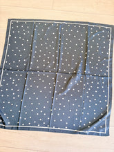 Polka Dot Satin Square Tichel - Black-square-The Little Tichel Lady