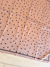 Polka Dot Satin Square Tichel - Taupe-square-The Little Tichel Lady