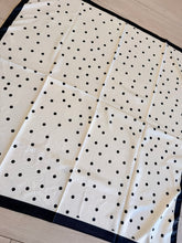 Polka Dot Satin Square Tichel - Cream-square-The Little Tichel Lady