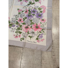Dior Authentic Designer Headscarf, Pink Flora Print-Designer headscarf-The Little Tichel Lady