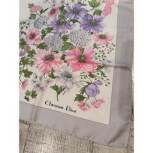 Dior Authentic Designer Headscarf, Pink Flora Print-Designer headscarf-The Little Tichel Lady