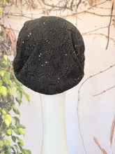 Embellished Hat - Size #1 Black Lace