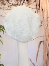 Embellished Hat - Size #1 Pale Blue Lace