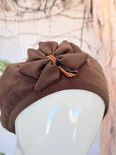 Embellished Hat - Size #1 Chocolate Brown