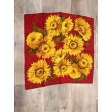 Gucci Authentic Vintage Designer Headscarf, Sunflower Field-Designer headscarf-The Little Tichel Lady