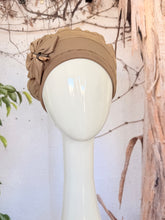 Embellished Hat - Size #1 Taupe
