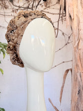Embellished Hat - Size #1 Neutral Textured Print