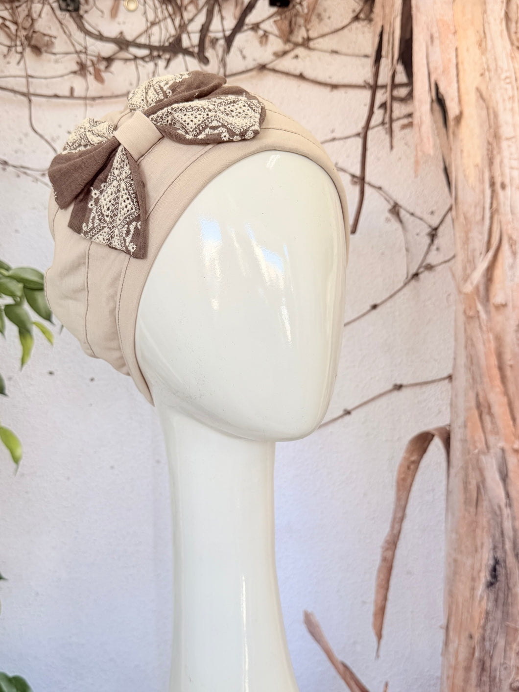 Embellished Hat - Size #1 Multi-Neutral