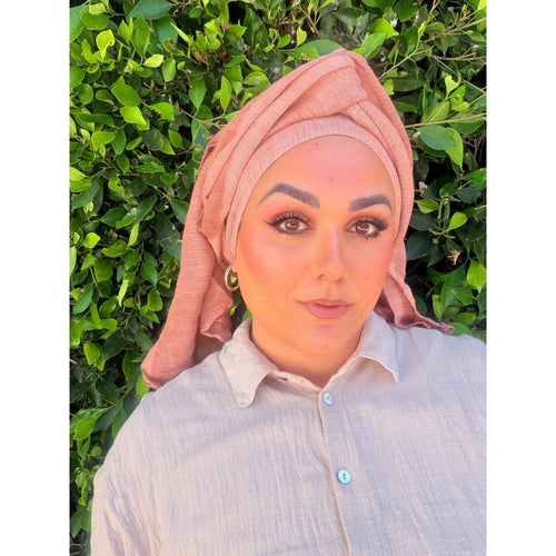 The Lived-In Headwrap - Rust-Long wrap-The Little Tichel Lady