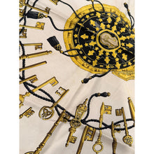 Hermes Authentic Vintage Designer Headscarf, Les Clés Silk Scarf 90-Designer headscarf-The Little Tichel Lady