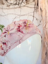 Embellished Hat - Size #1 Pink Textured Print