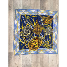 Gucci Authentic Vintage Designer Headscarf, Equestrian Animal Print-Designer headscarf-The Little Tichel Lady