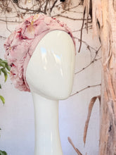 Embellished Hat - Size #1 Pink Textured Print