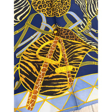 Gucci Authentic Vintage Designer Headscarf, Equestrian Animal Print-Designer headscarf-The Little Tichel Lady